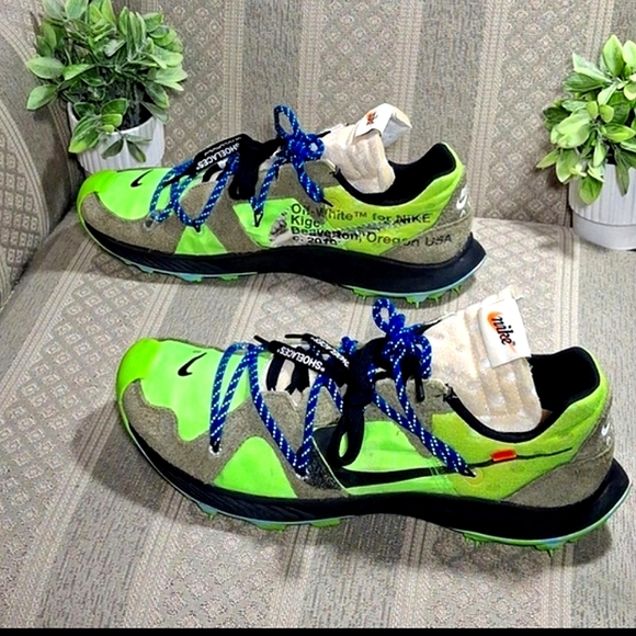 Nike Zoom Terra Kiger 5 X Off White Electric Green Sneakers